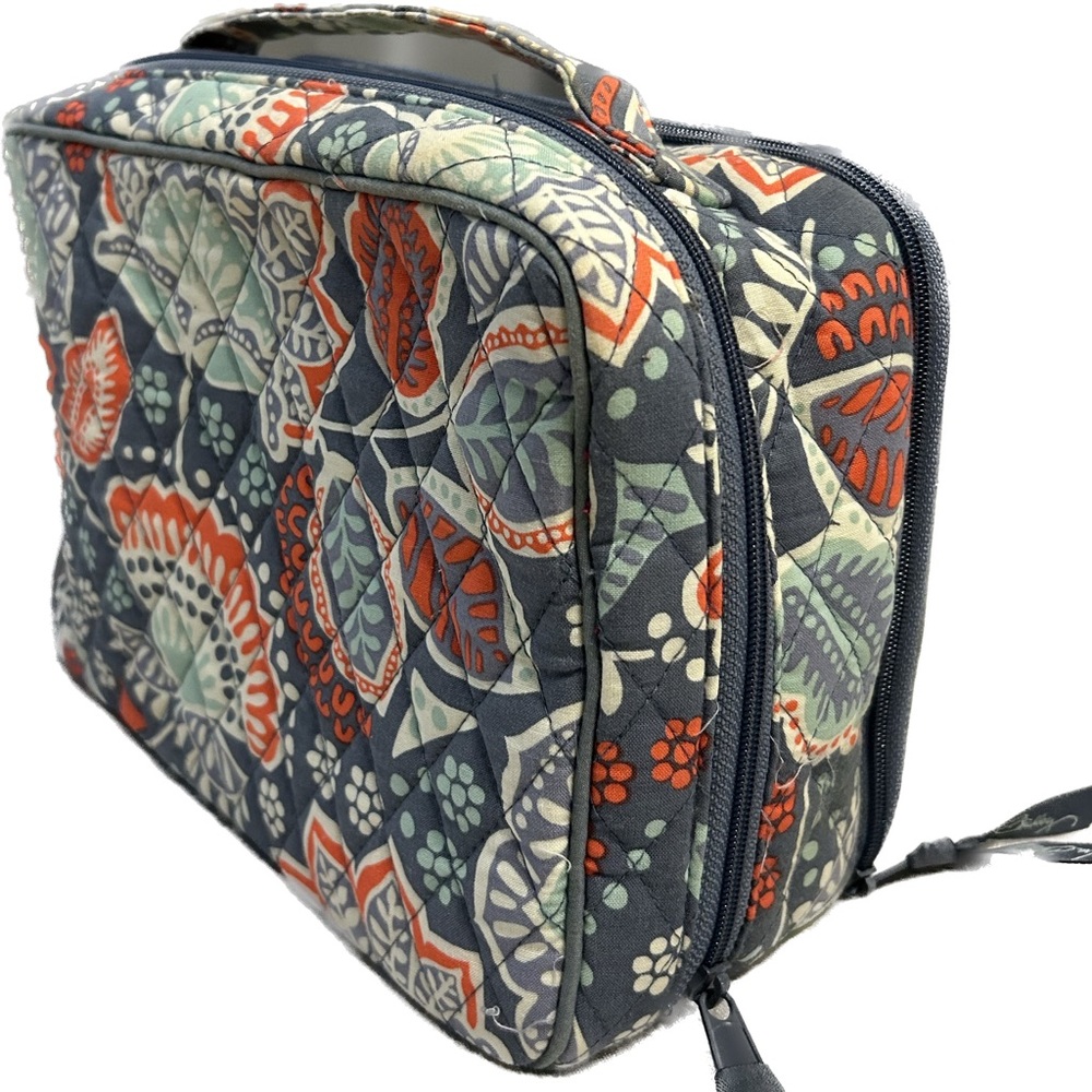 Vera Bradley Large Blush & Brush Makeup Case Nomadic Floral (retired print)